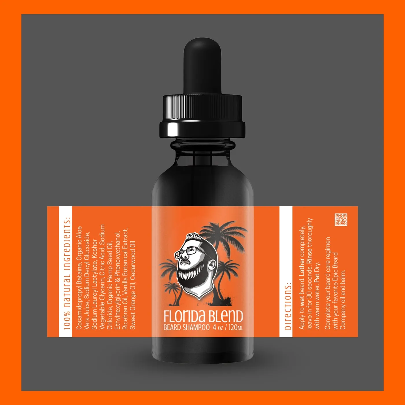 Florida Blend label shown on a dropper bottle