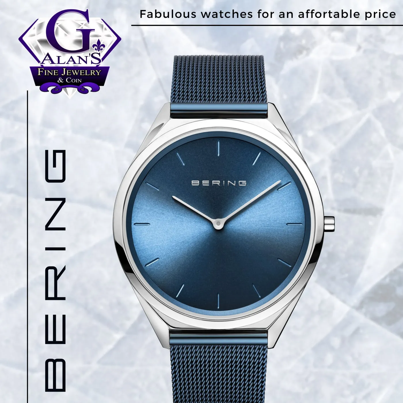 “Fabulous watches for an affordable price” ad