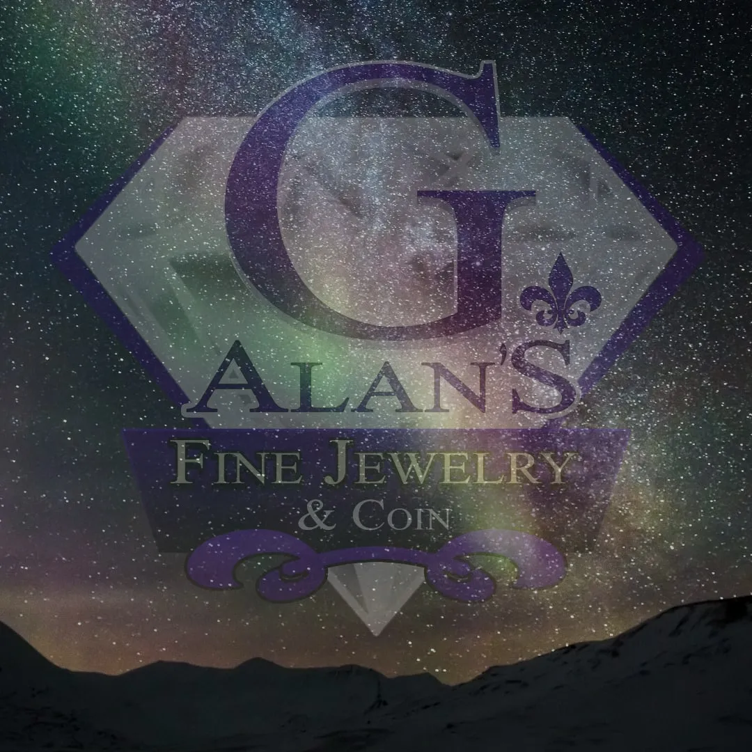 G Alan’s crest over a starry night sky