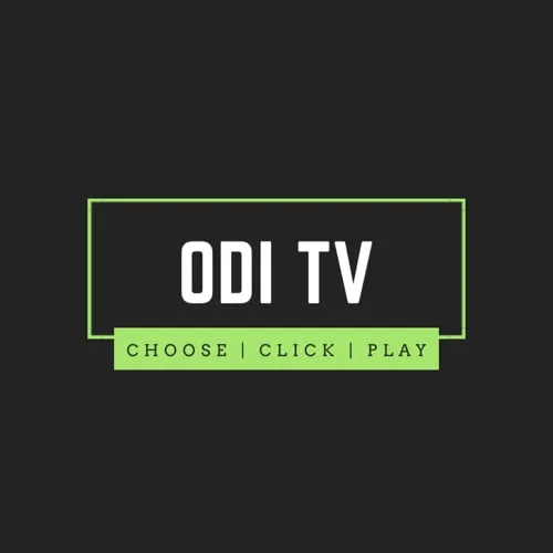 ODI TV logo in green, “Choose. Click. Play.”