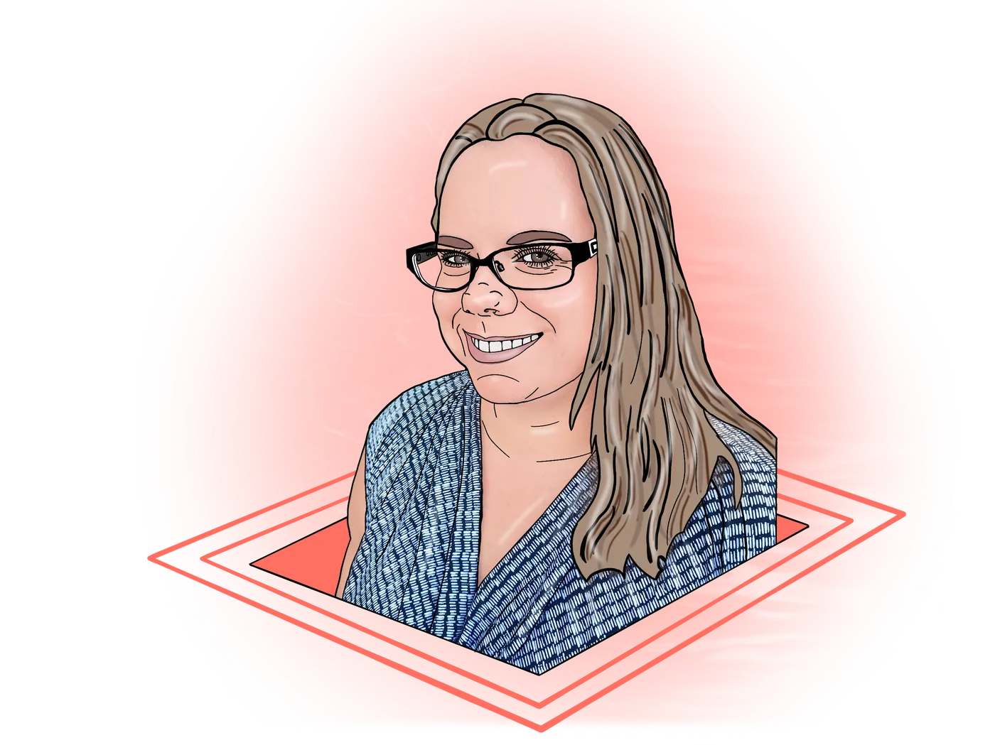 Illustrated portrait of Tabatha Cady
